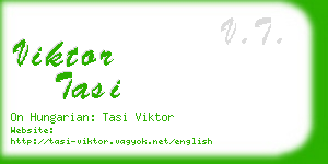 viktor tasi business card